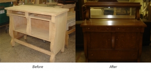 Before and After Image of Dresser